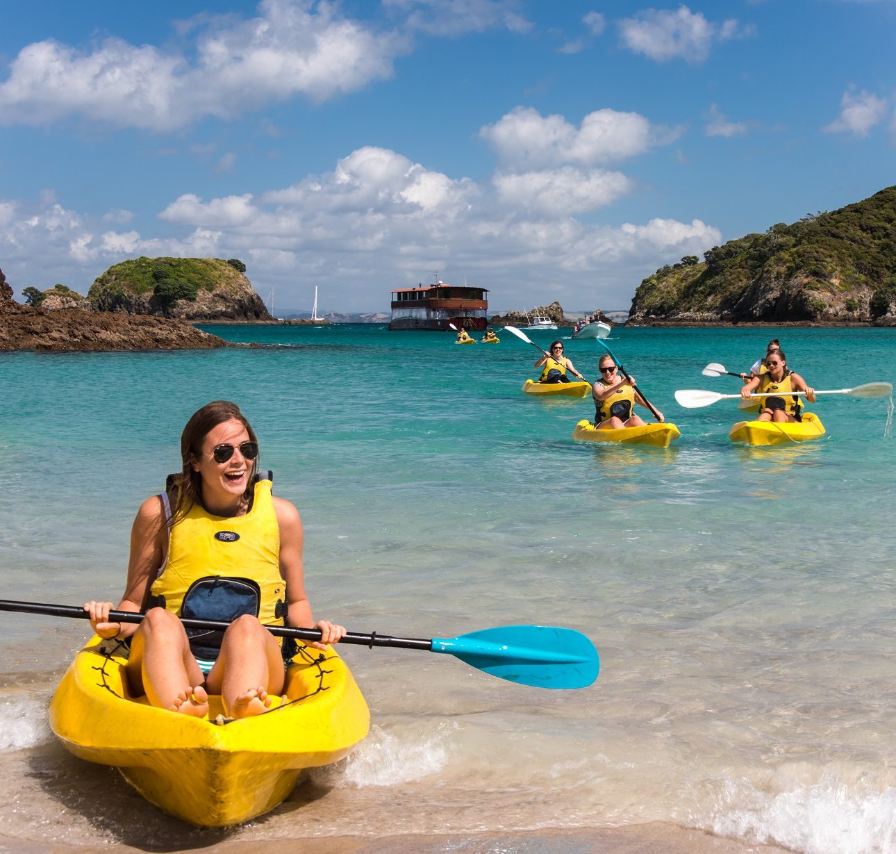 Bay of Islands Kayaking | Sea Kayak | The Rock Adventure Cruise